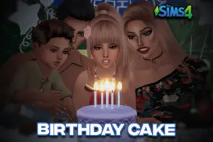 Sims 4 Birthday Cake