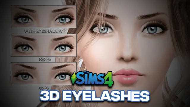 Sims 4 3d Eyelashes | CC – Download(updated) 2023