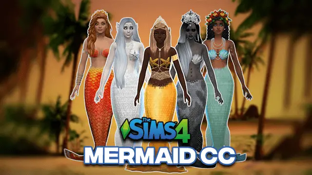 Sims 4 Mermaid CC |  Island Living CC (Updated) 2024