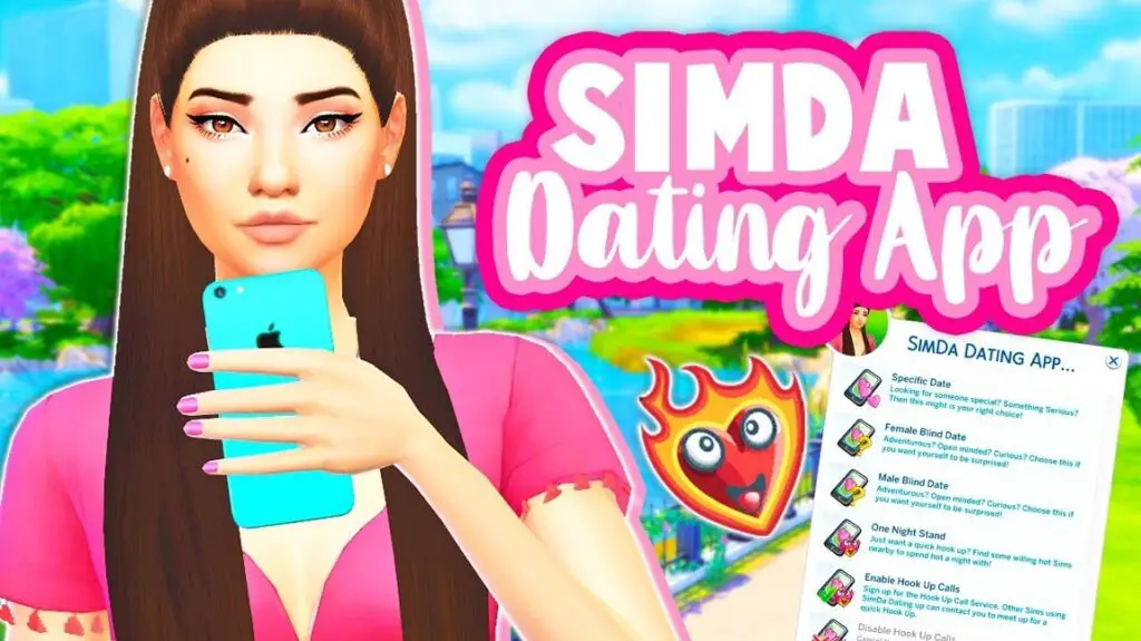 dating app sims 4