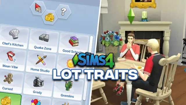 Sims 4 lot Traits | Cursed lot – On ley line | Haunted, House, quake zone, Registered Vampire Lair