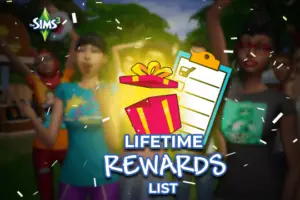 Sims 3 Lifetime Rewards List
