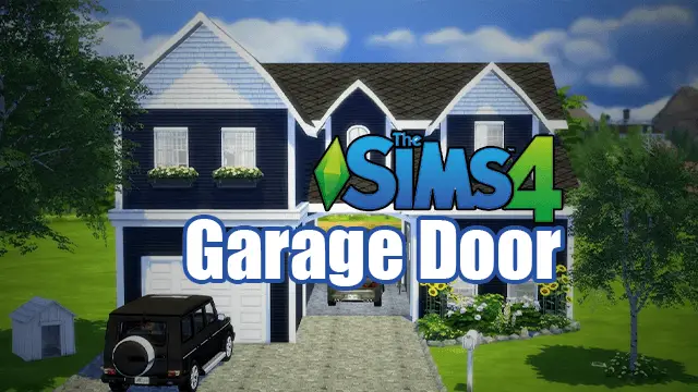 Sims 4 Garage Door Door CC Mod