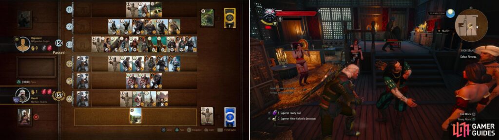 Witcher 3 high stakes Sasha's match