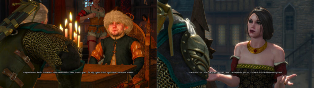 Bernard tulle in Witcher 3 Gwent tournament.