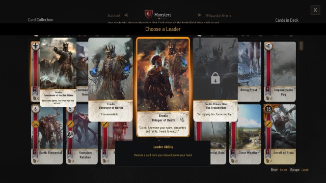 Count Tybalt in high stakes Gwent match