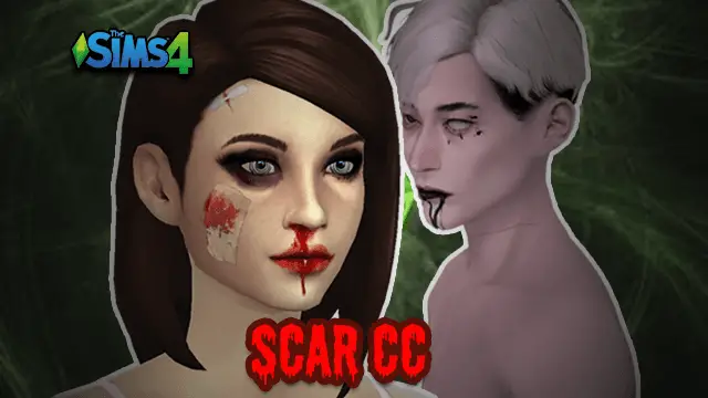 Sims 4 Scars CC: Injury, Bruises, Bandages (Download) 2024