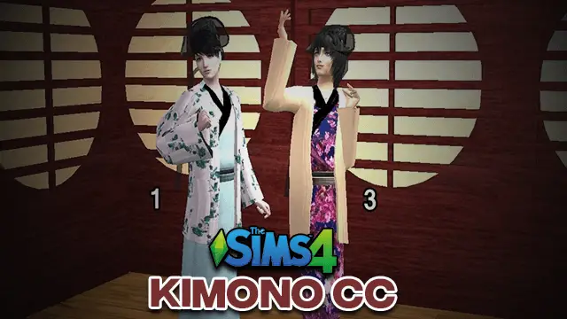 Sims 4 Kimono CC