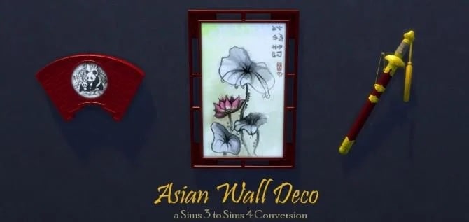 Asian Deco Set