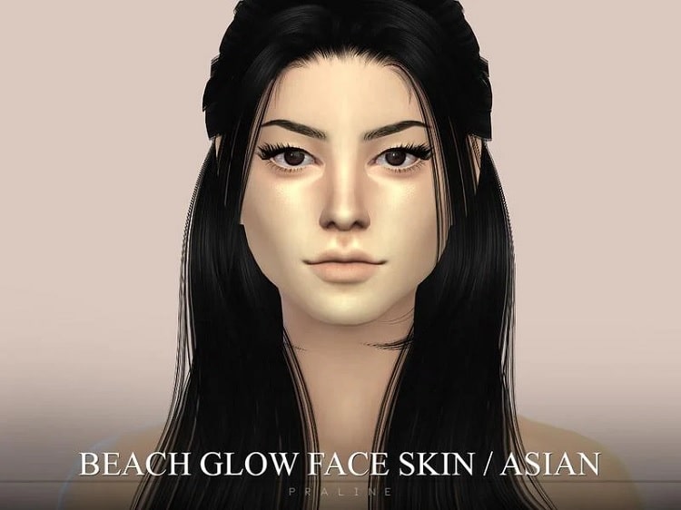 Beach Glow Face Skin Asian