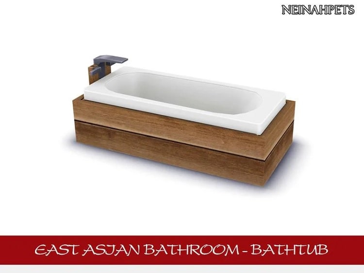 East Asian Bathroom – Bathtub