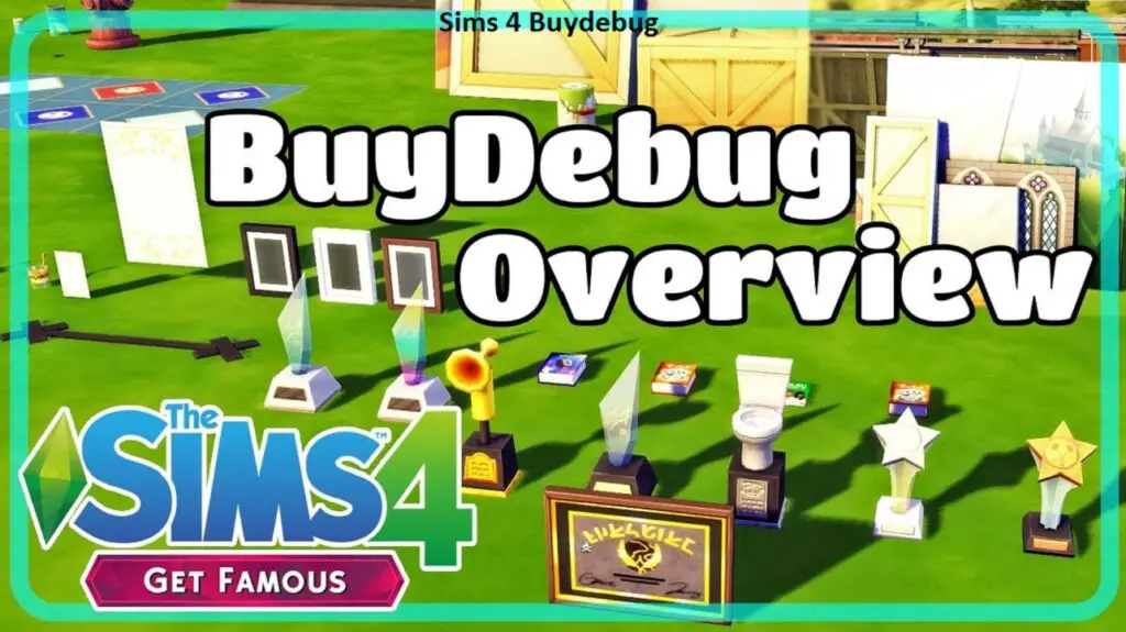 Sims 4 Buydebug, Debug Cheat | Show Hidden Objects 