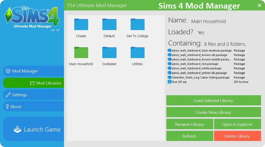 Sims 4 Mod Manager | Features, Versions, Hotkeys 