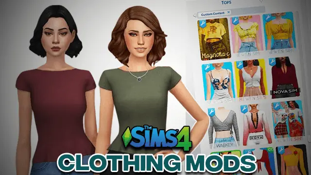 Sims 4 Clothing Mods |  CC Clothes Packs (Download) 2023