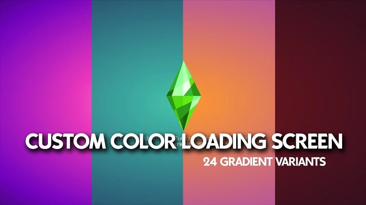 Custom Color Faster Loading Screen Mod 