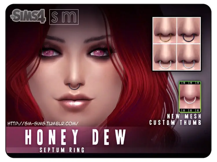 [Honey Dew] – Septum Ring Piercing