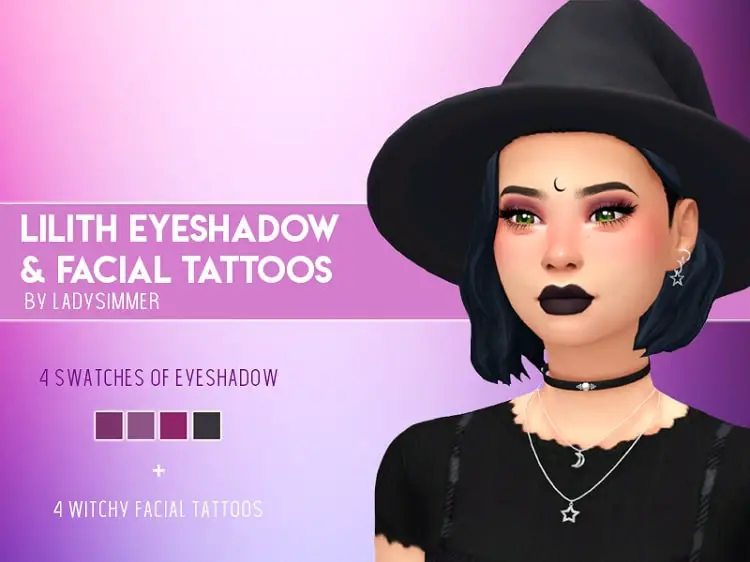 Lilith Eyeshadow & Facial Tattoos