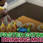Sims 4 Faster Eating & Drinking Mod