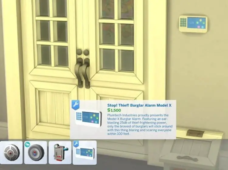 How can you prevent robbers in The Sims 4 Burglar Mod