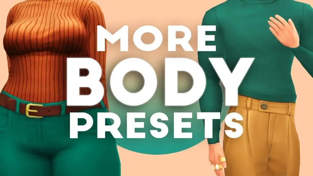 Sims 4 Body Presets | Sliders| Lip | Nose | Face (Download) 