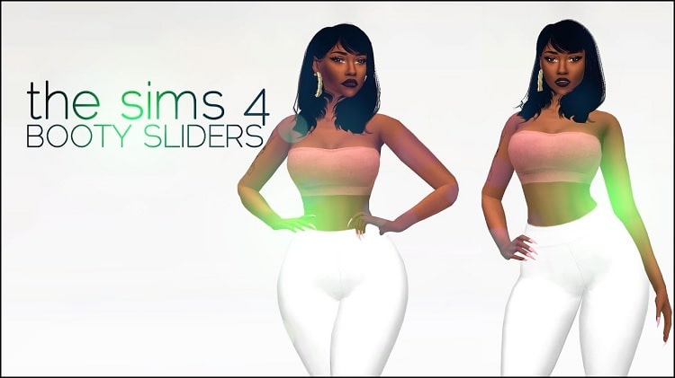 THE SIMS 4 BUTT SLIDERS