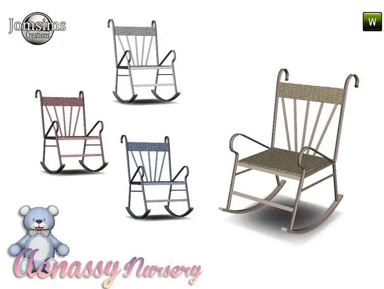 Acnassy Nursery Living Rocking Chair