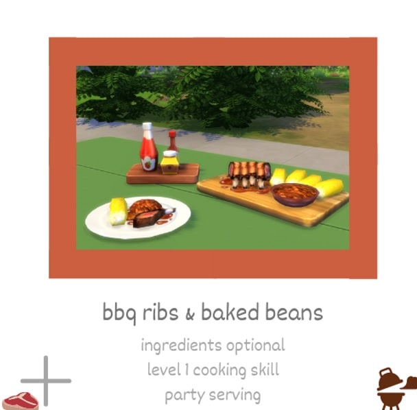 Bbq Ribs And Baked Beans