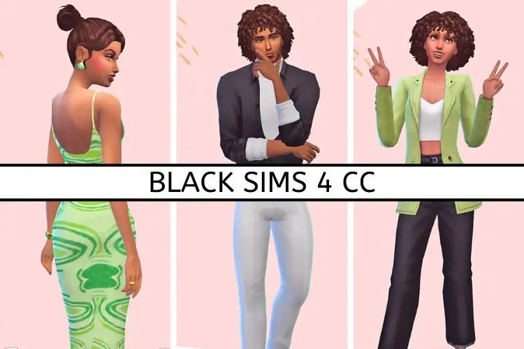 Black Sims 4 CC (Download)  2023  (African American)