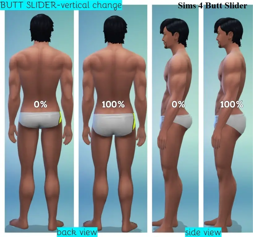 Sims 4 butt slider