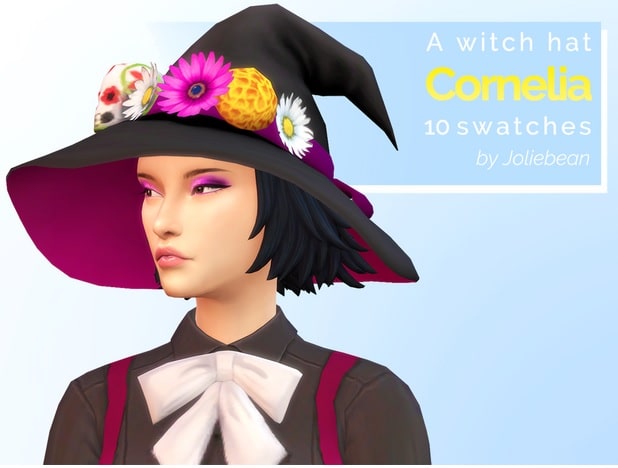 Sims 4 Cornelia Witch Hat 