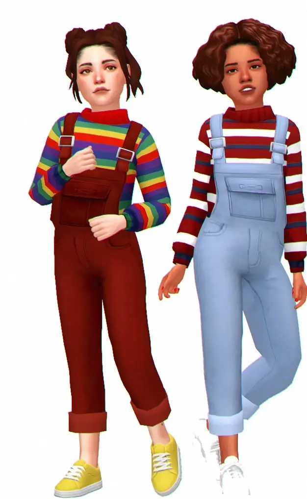 Sims 4 Kids Overalls 