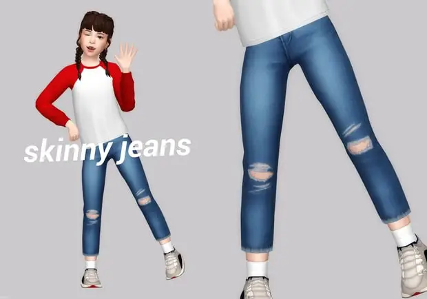 Sims 4 Kids Skinny Jeans