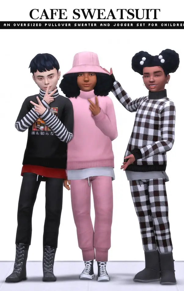 Sims 4 Kids Sweatsuit