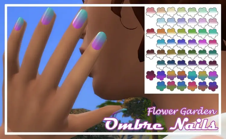 Sims 4 Ombre Nails