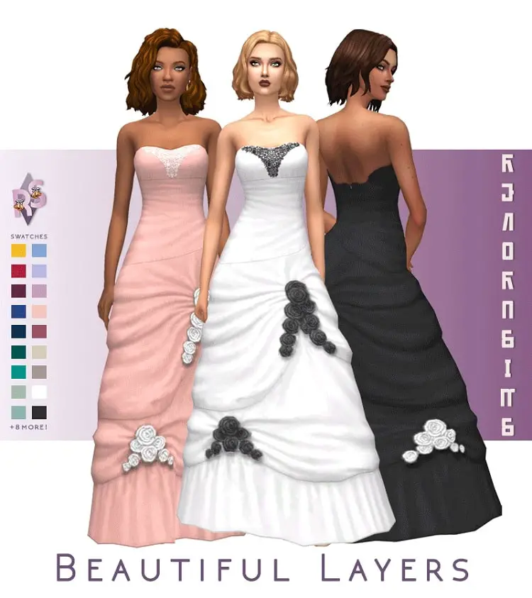 Sims 4 Wedding CAS Collection