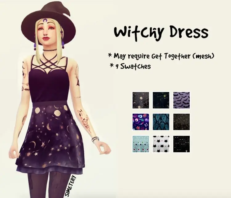 Sims 4 Witchy Dress