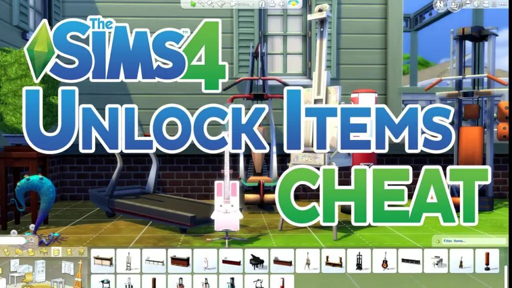 Sims 4 Unlock All Items, Cheat | bb.showliveeditobjects	
