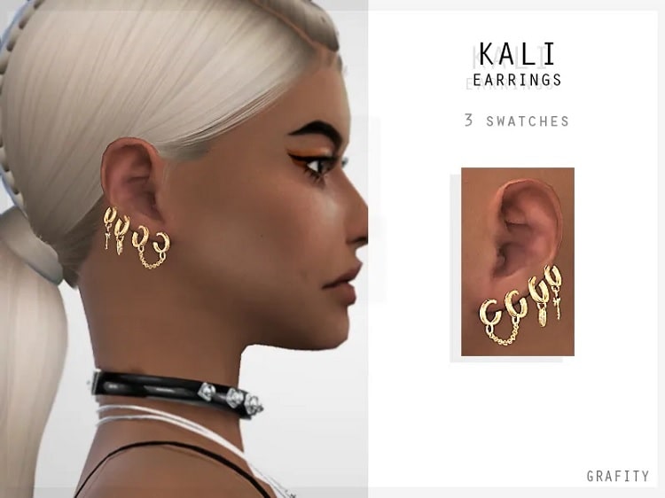Kali ear piercings