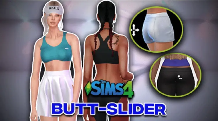Sims 4 Butt Slider & Booty Mod