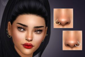 Sims 4 Nose Piercings CC & Mods