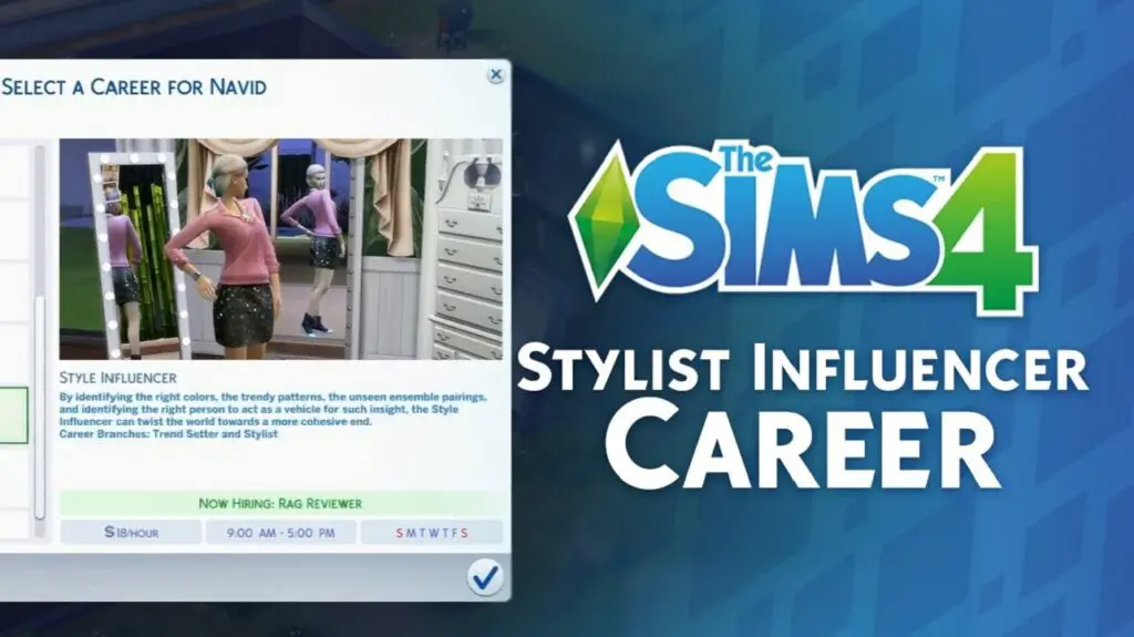 Sims 4 Style Influencer | Fashion Career