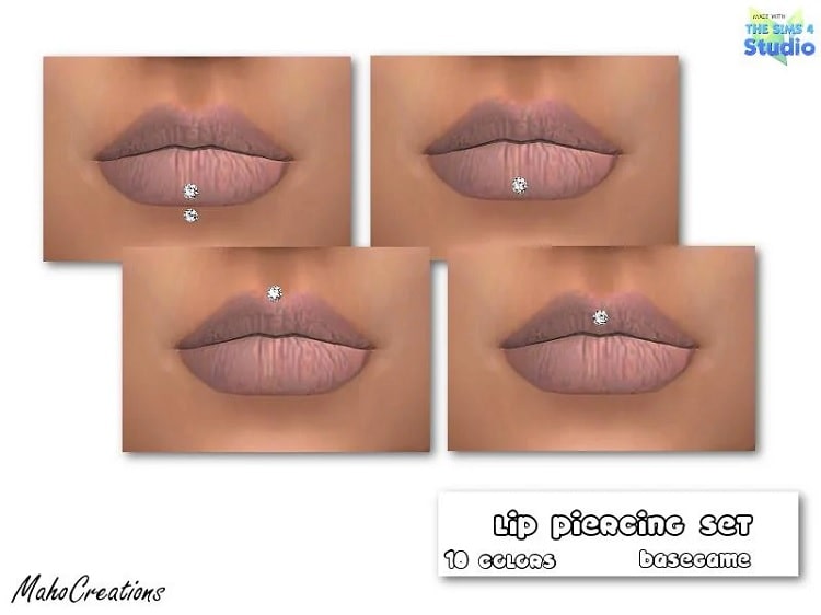 Sims 4 lip piercings 