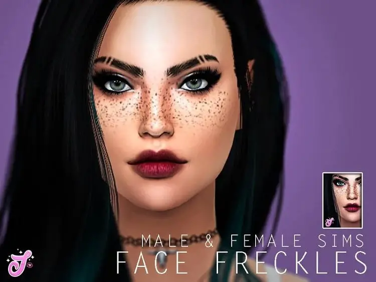 Jessi's Face Freckles