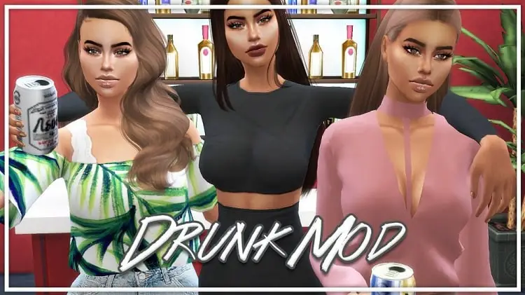 Sims 4 Drunk Mod | Drinking mod
