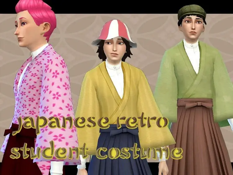 Japanese Retro Student Outfit