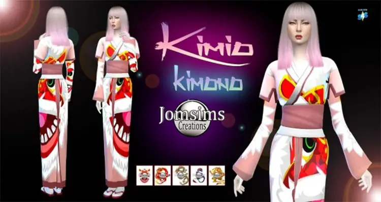 Jom Sims Creations: Kimio Kimono
