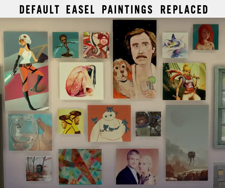 Painting Mod - Default Easel Painting 