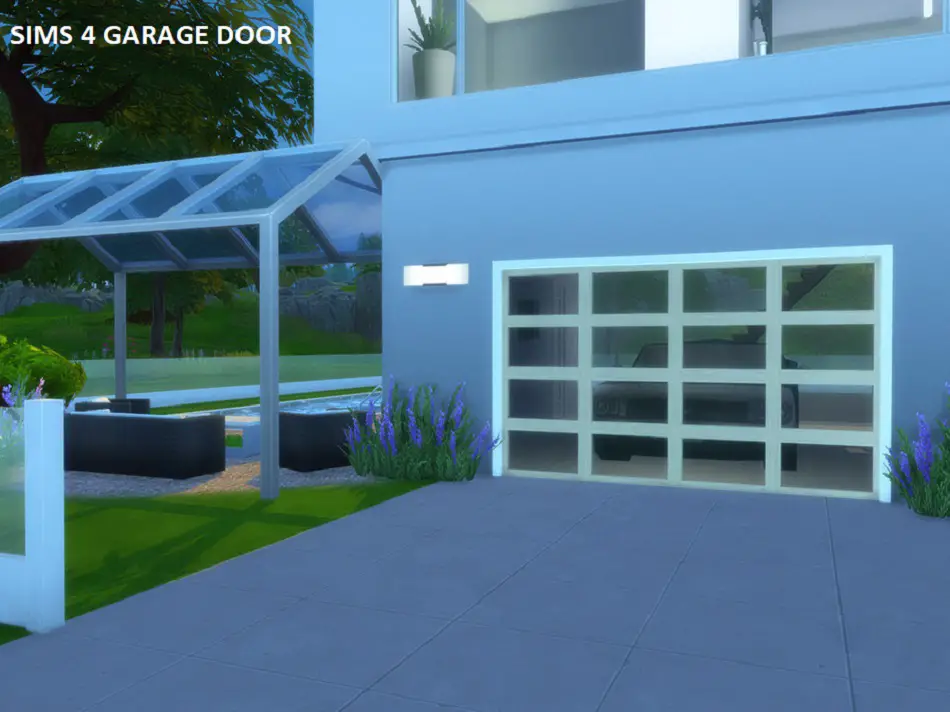 Sims 4 garage door cc