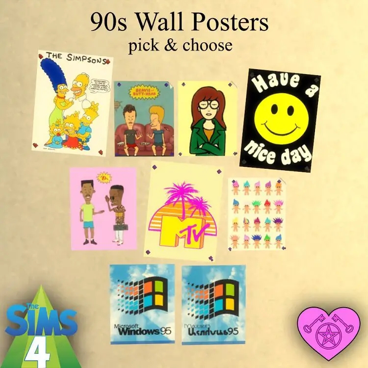 90s Wall Posters