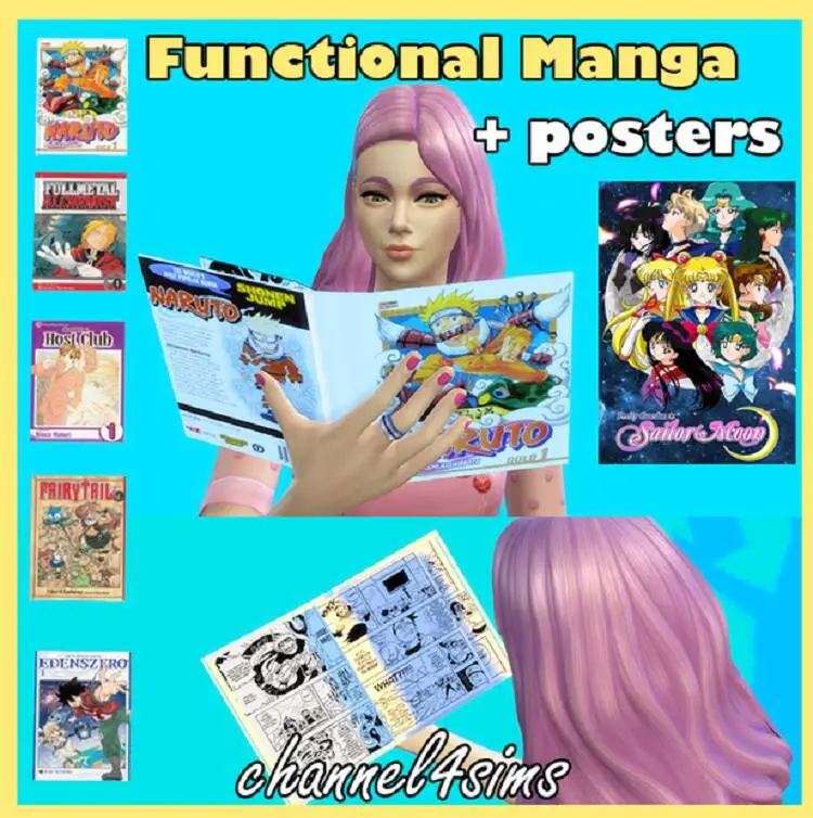 Functional Manga and Posters